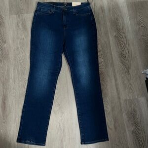 NYDJ Slim Cooper Jeans - Size 12, Dark Wash NWT